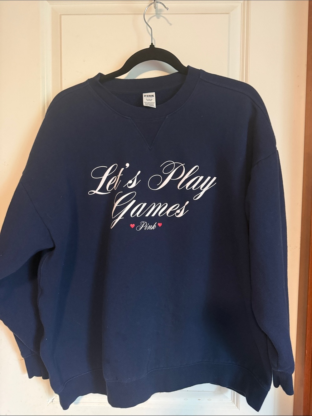 Victoria’s Secret PINK campus fleece sweatshirt